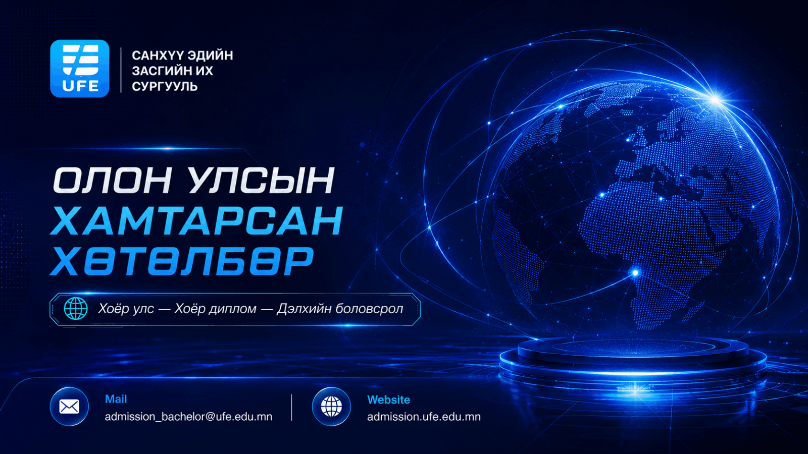 СЭЗИС-ийн Олон улсын хамтарсан хөтөлбөрийн мэдээлэл